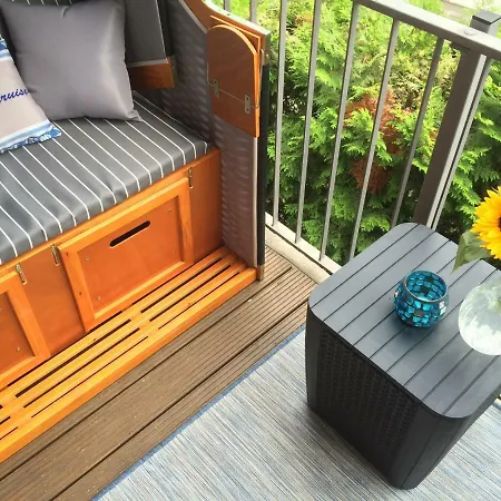 Christinas Strandhus Mit Balkon Und Strandkorb Und Parkplatz *